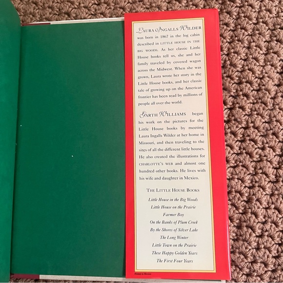 A Little House Christmas Hardcover Book by Laura Ingalls Wilder - Picture 5 of 8